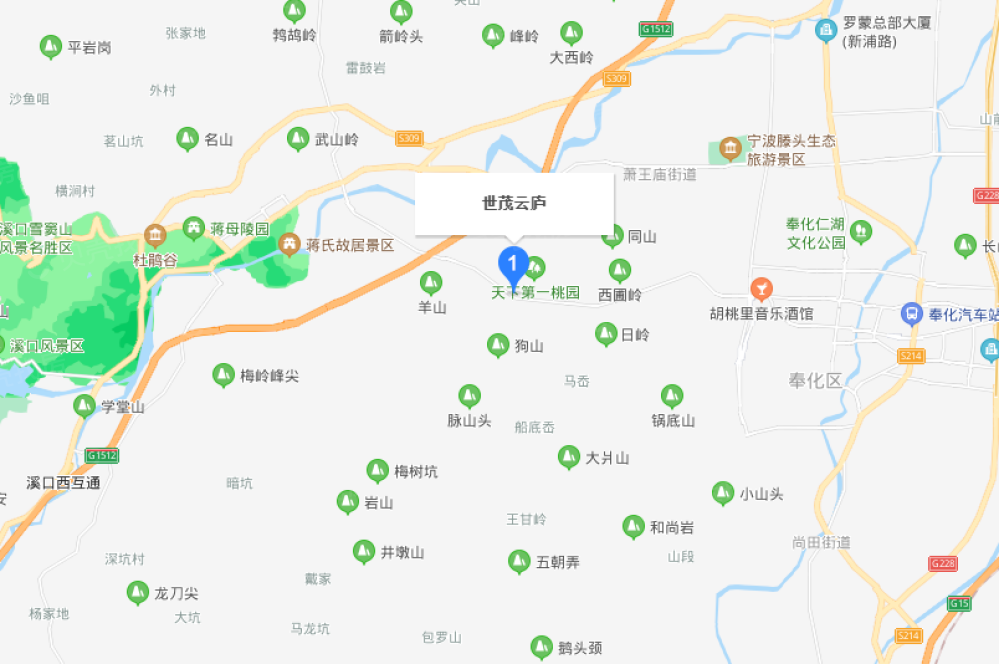 世茂云庐区位