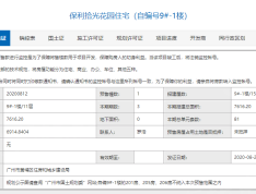 保利拾光年预售许可证