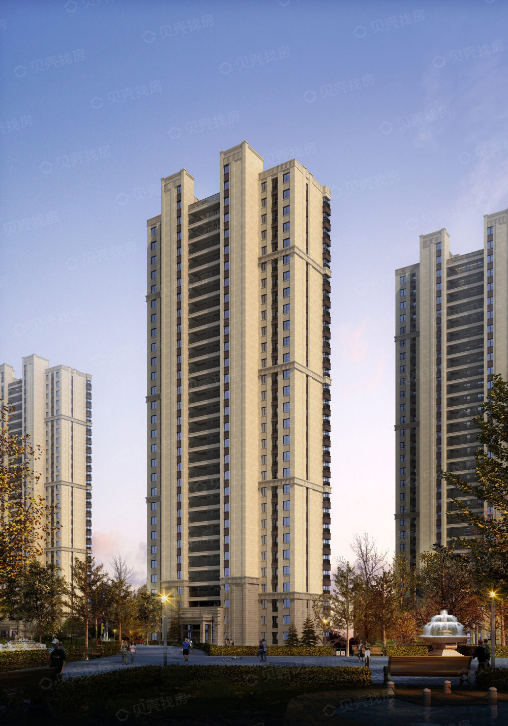 【金沙巴黎花园_北京金沙巴黎花园楼盘】效果图相册-北京贝壳新房