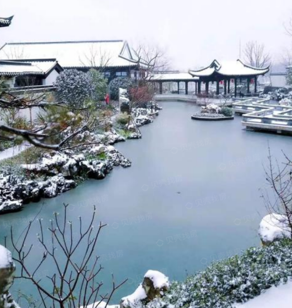 梓山湖江南里实景图