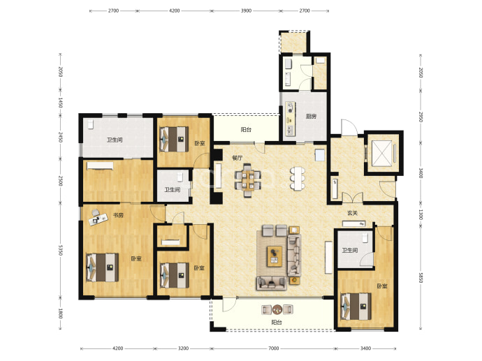 方大长白一品--建面 230m²