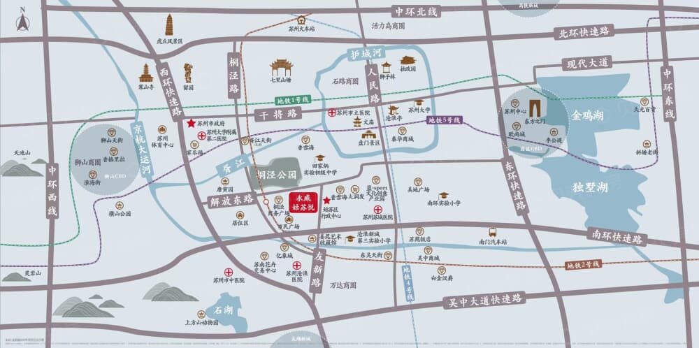 永威•姑苏悦区位