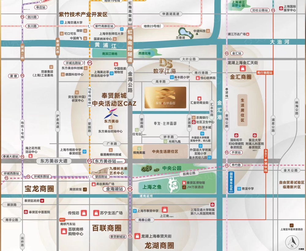 奉发·右岸晶邸区位
