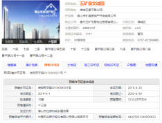 五矿崇文金城预售许可证
