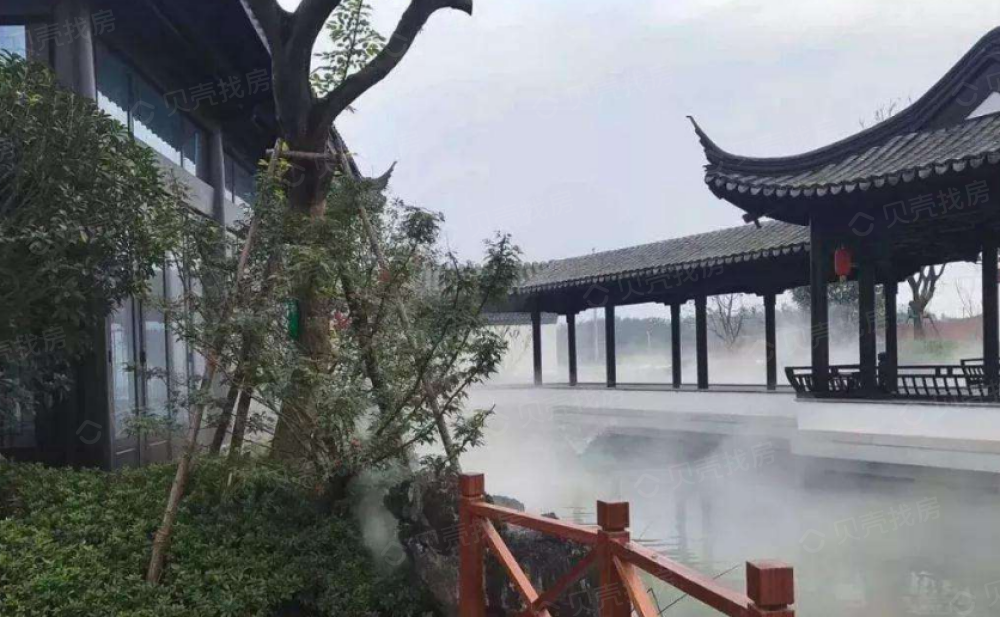 梓山湖江南里实景图