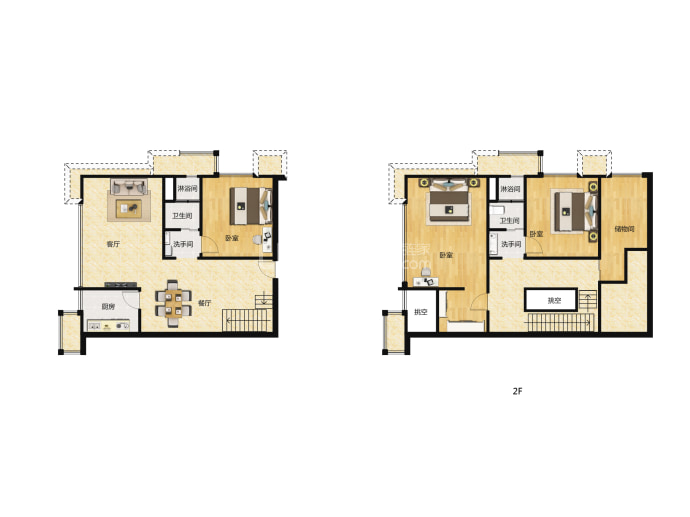 正商书香铭筑--建面 71m²