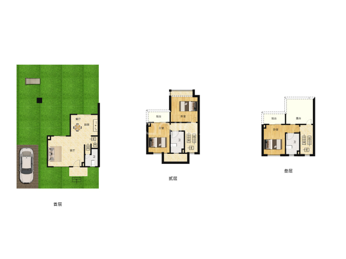 美的鹭湖森林度假区--建面 130m²