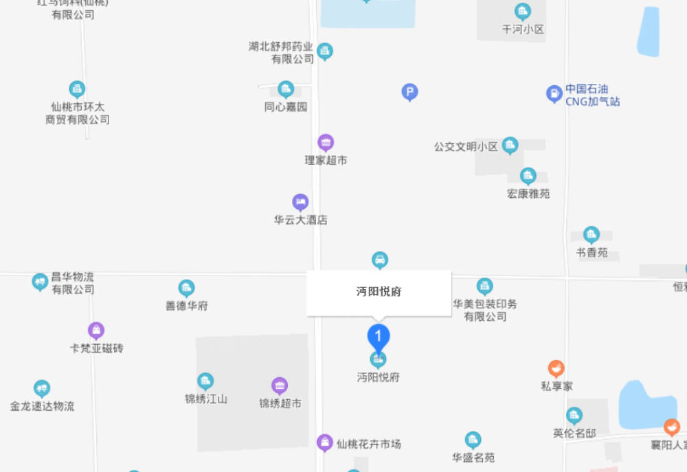 沔阳·悦府区位