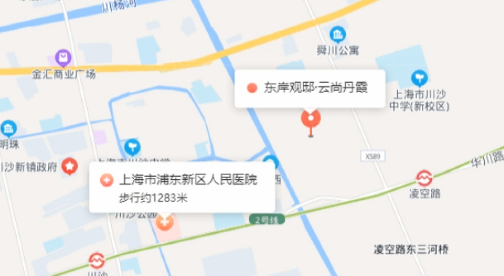 东岸观邸区位