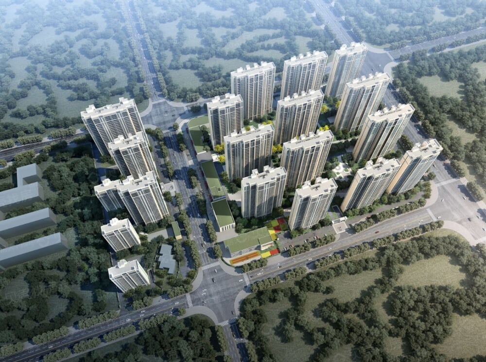 中梁正荣府实景图
