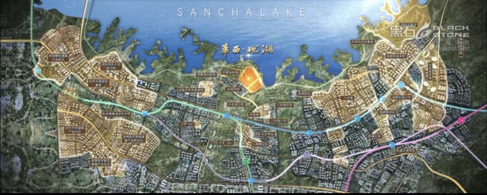 华西悦湖区位