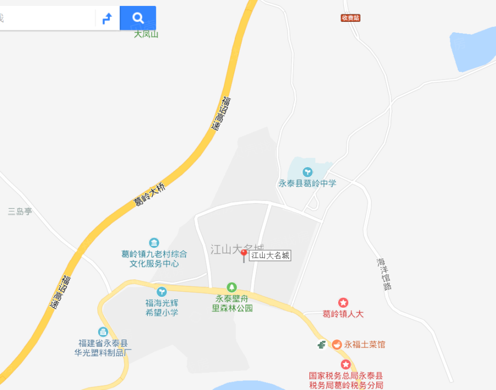 江山大名城悦溪区位