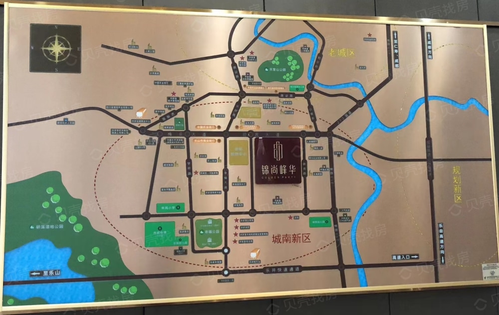 锦尚峰华区位