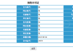 诺德阅香湖预售许可证