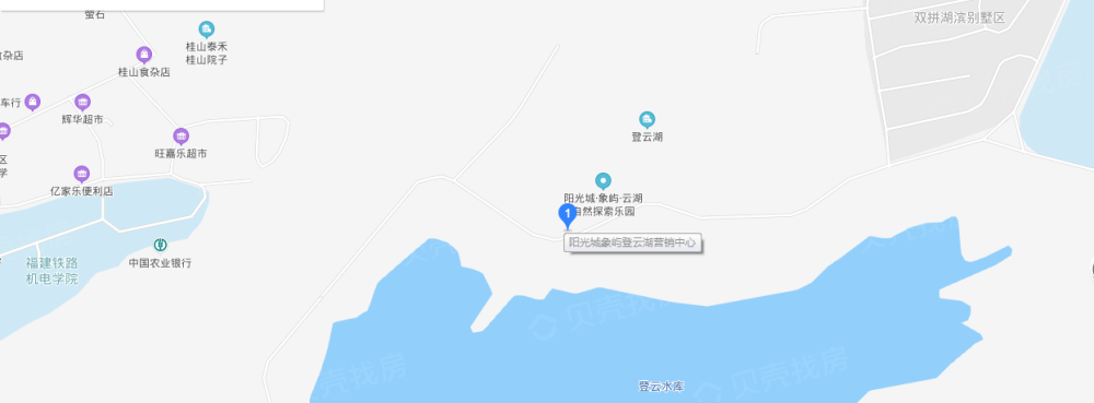 阳光城象屿登云湖区位