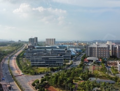 绿地广清国际中心实景图