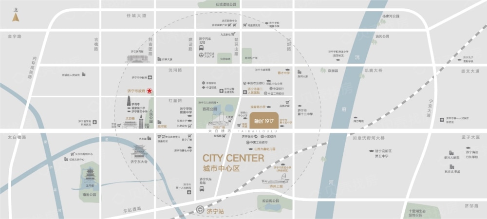 1917·太白壹号院区位
