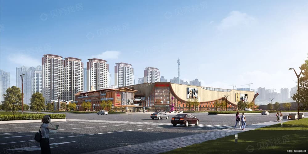 城建水墨江珊效果图