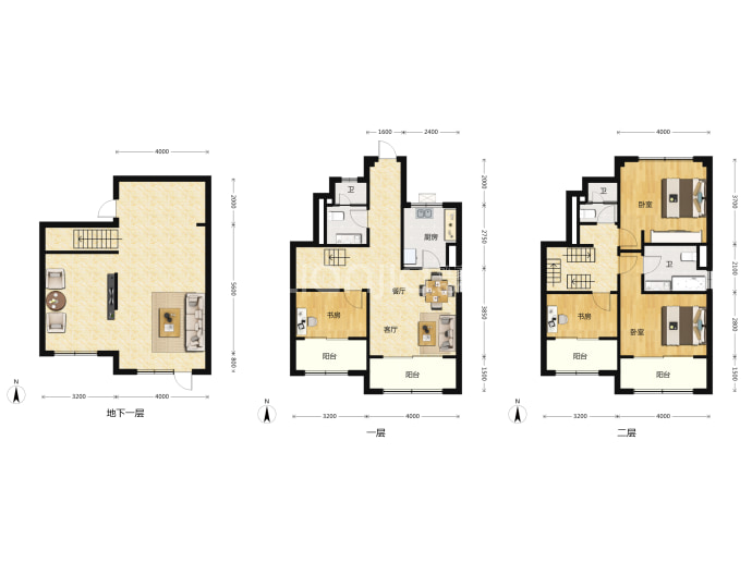 华萃西山--建面 220m²