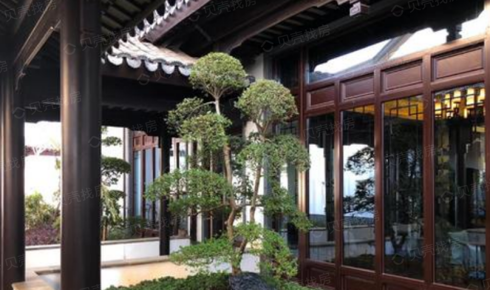 梓山湖江南里实景图
