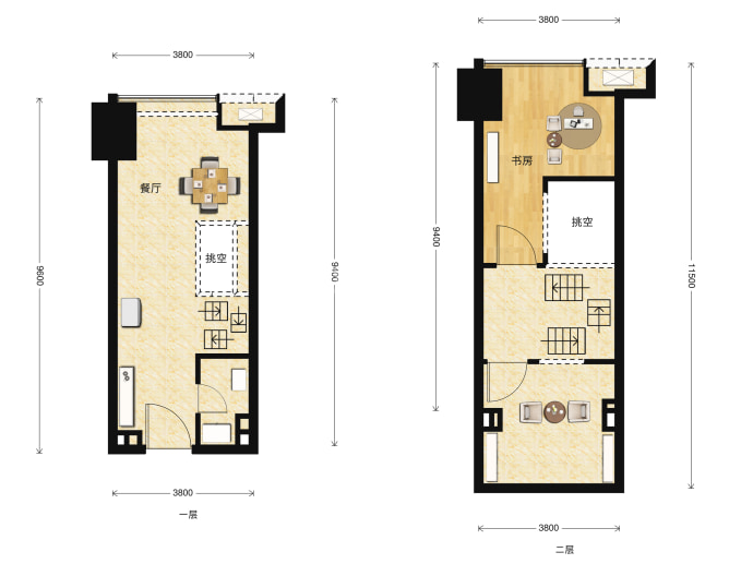 海伦国际--建面 46.14m²