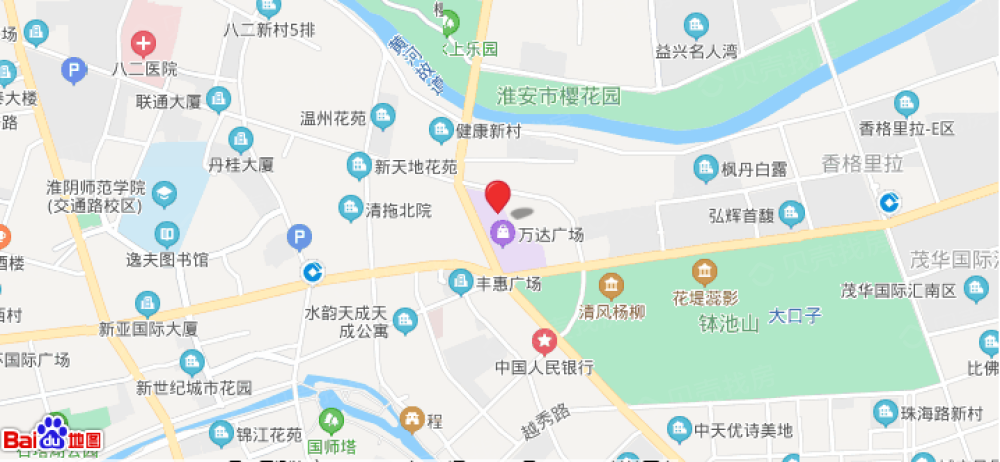 盱眙吾悦华府区位