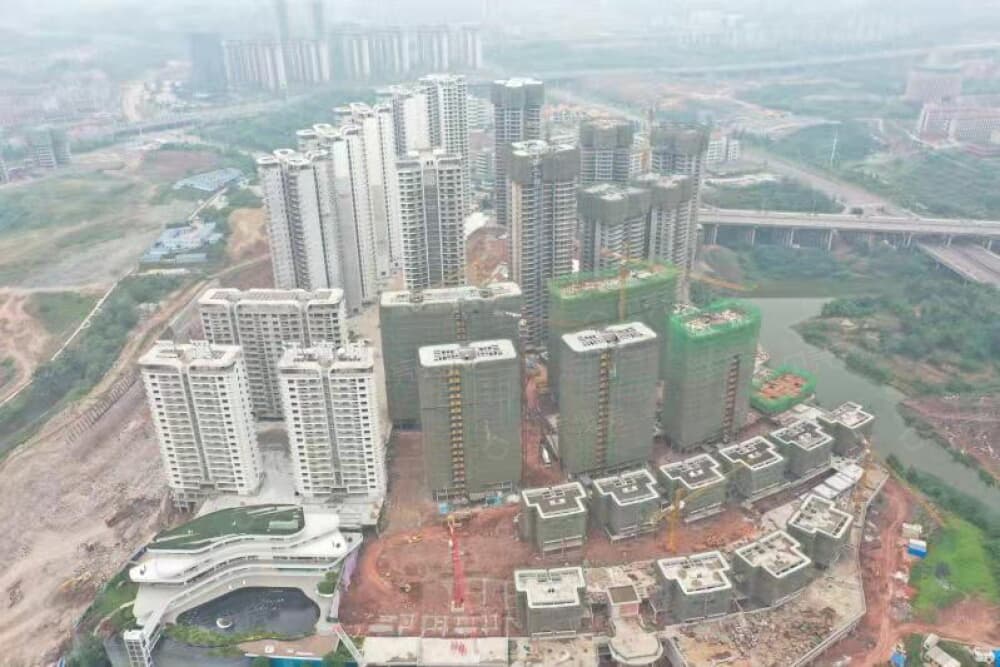 江湾城B组团项目现场