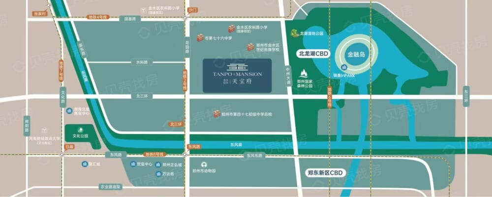 金投天宝府区位