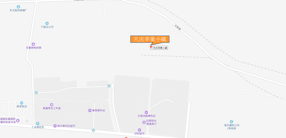 天庆苹果小镇区位