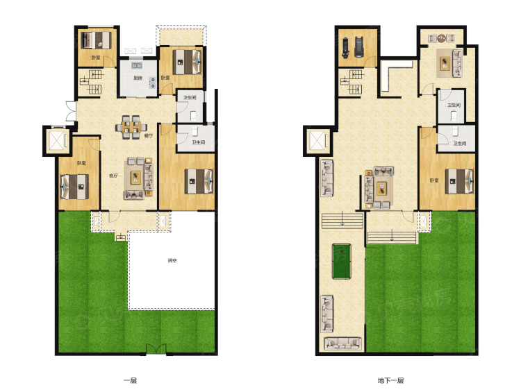华润翡翠城4室2厅2卫户型图