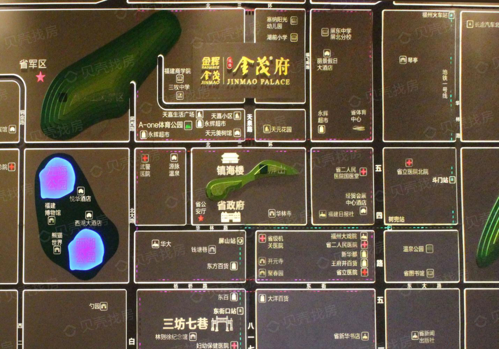 鼓楼金茂府区位