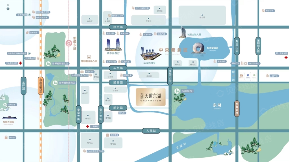 安居天赋东湖区位