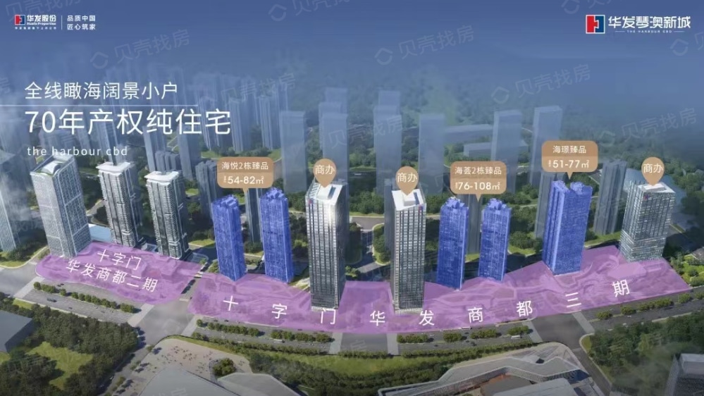 十字门华发商都海悦效果图