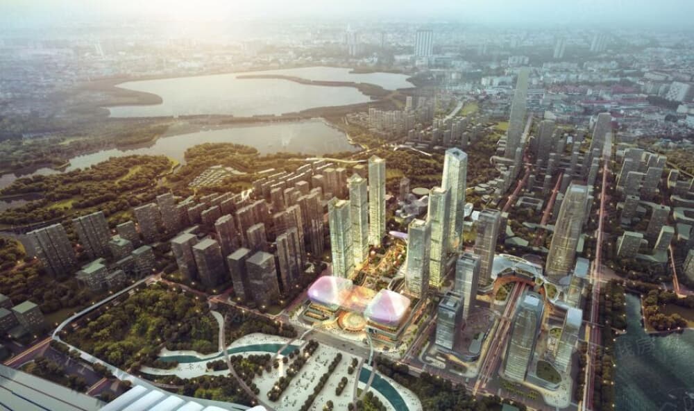 华侨城欢乐天际广场区T3写字楼效果图