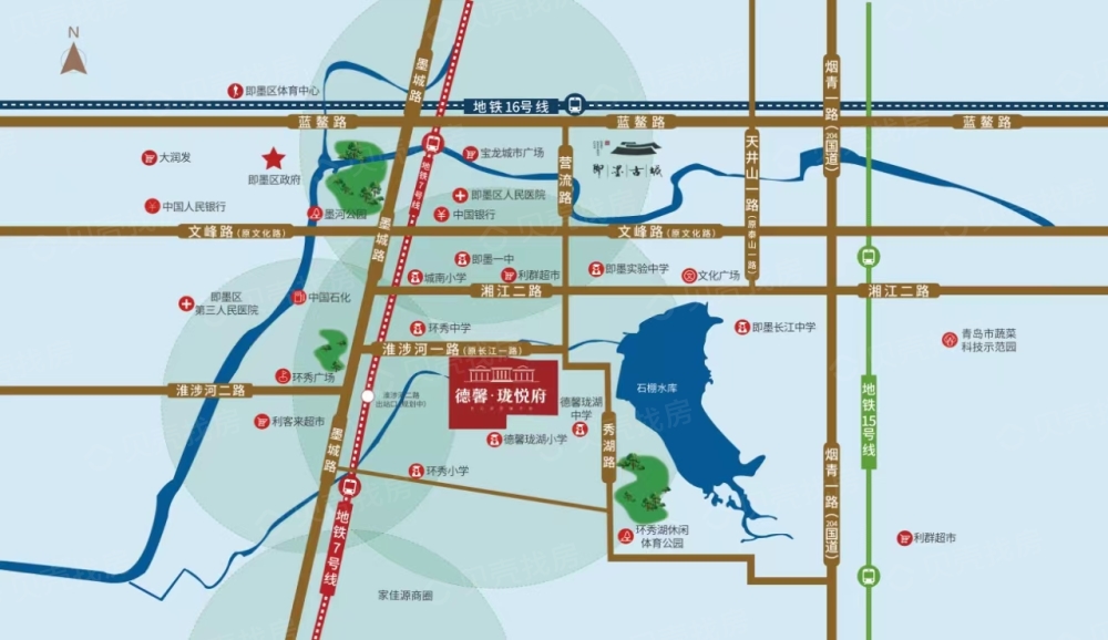 德馨珑湖区位