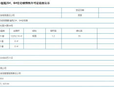 邦成·宫园墅预售许可证