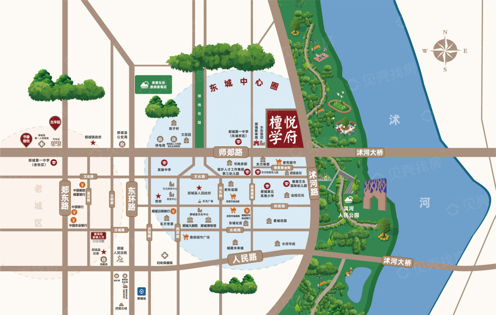 檀悦学府区位