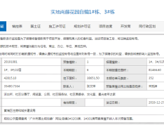 实地常春藤预售许可证