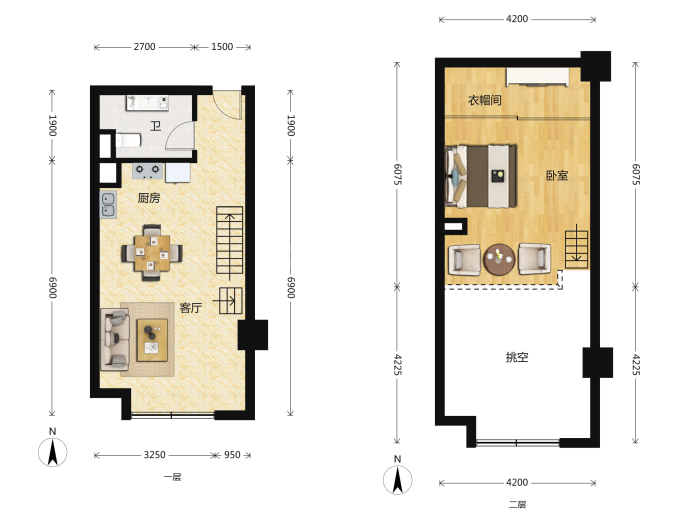 国瑞•长安万达广场--建面 50.75m²