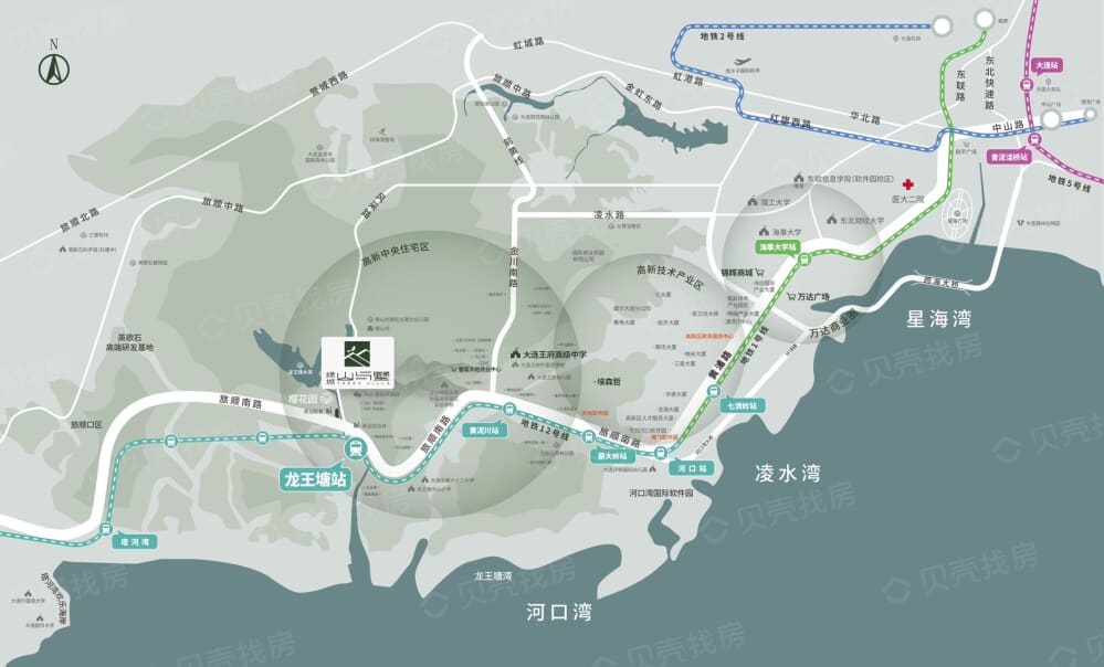绿城山与墅区位