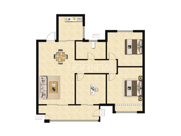 无锡圆融广场--建面 96m²