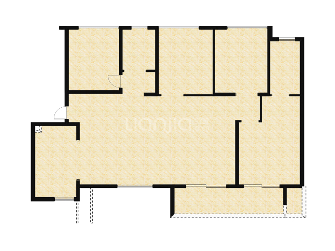 宁乡金科美苑--建面 126m²