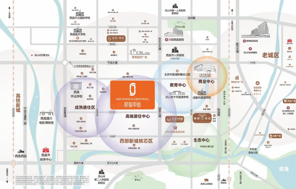 邦驭中心区位