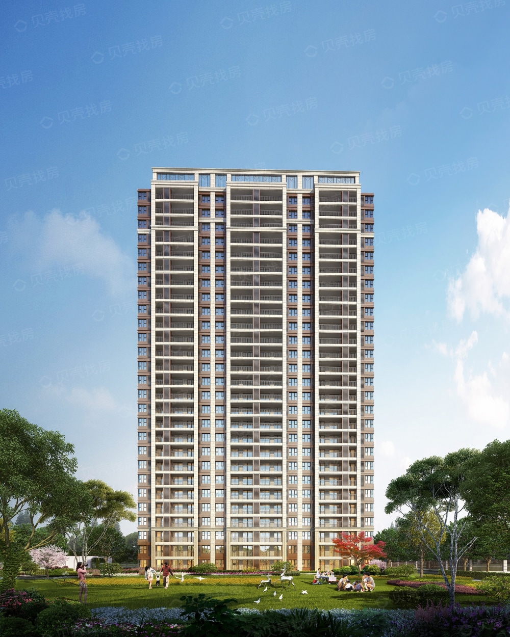 【龙光花溪澜园_渭南龙光花溪澜园楼盘】效果图相册-渭南贝壳新房