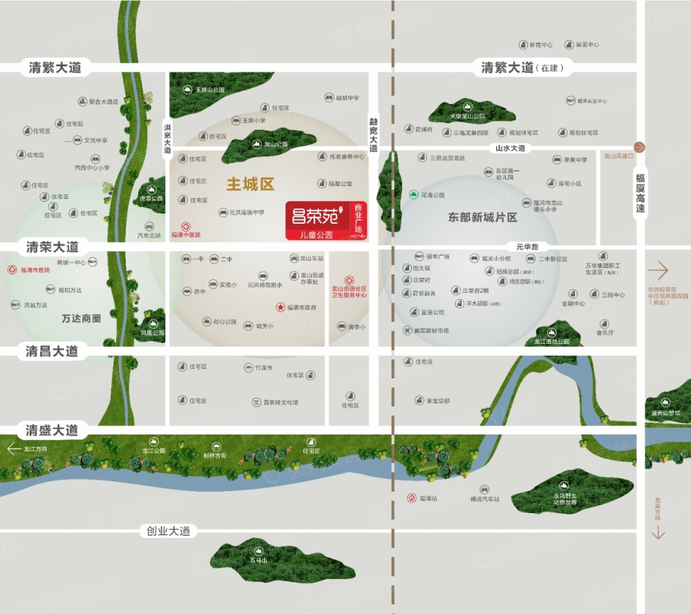 昌荣商业广场区位