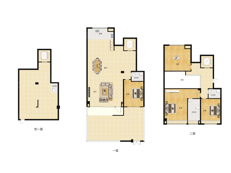 建业新筑四居室户型图大全