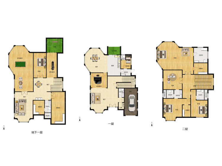 银丽高尔夫七居室户型图大全-开封银丽高尔夫七居室房型图-平面布置图