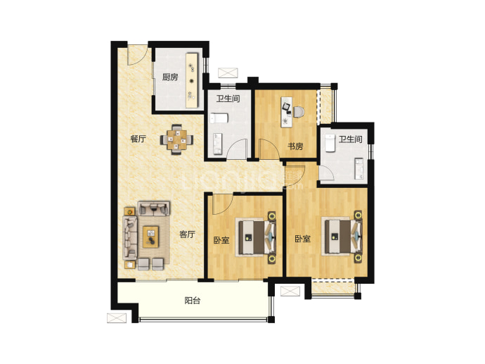 融创臻园--建面 99m²