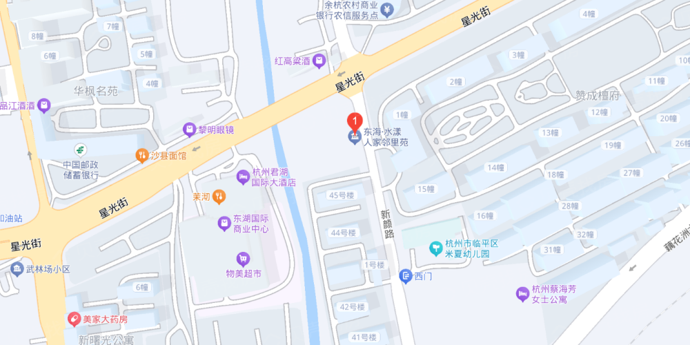 水漾人家邻里苑区位