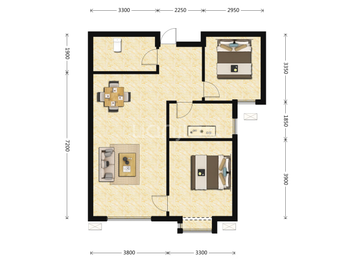 友谊华府--建面 86.95m²